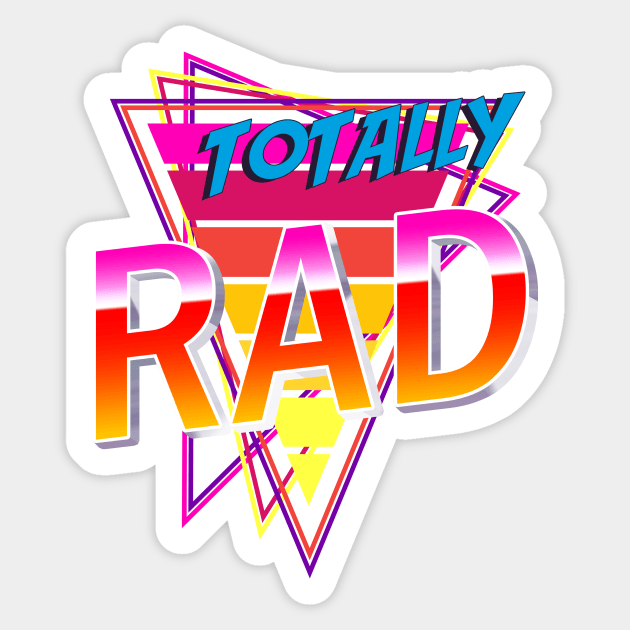 Totally Rad 80s Costume Sticker by gogo-jr